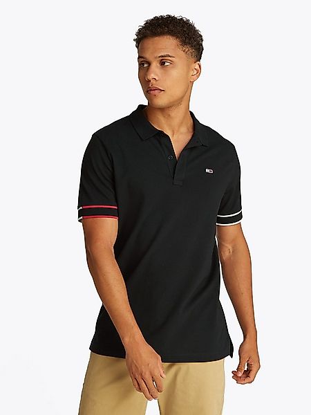 Tommy Jeans Plus Poloshirt TJM SLIM FLAG CUFF POLO EXT Große Größen günstig online kaufen
