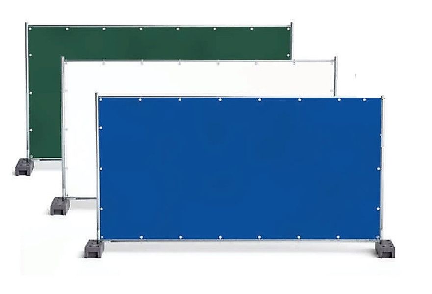 Zaun PE-BAUZAUNPLANE 150g/m² 1,76m x 3,41m Gr.006 mit Aluminum Ösen, bl günstig online kaufen