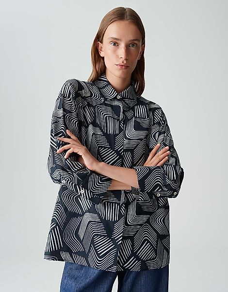 OPUS Kurzarmbluse FUMINA MOVE aus feiner günstig online kaufen