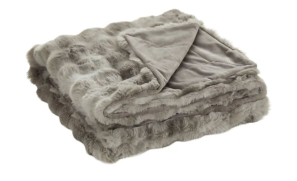 bugatti Felldecke  Bubble ¦ grau ¦ Synthetik ¦ Maße (cm): B: 150 Dekokissen günstig online kaufen