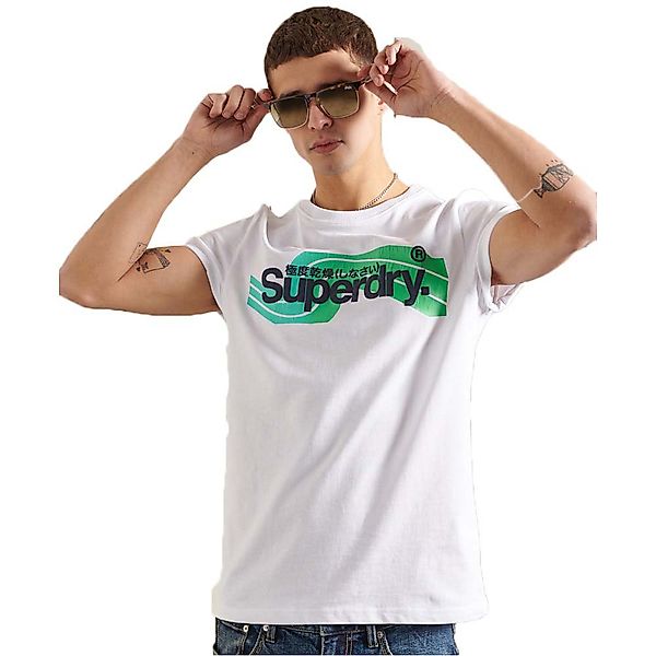 Superdry Core Logo Cali 220 Kurzarm T-shirt L Brilliant White günstig online kaufen