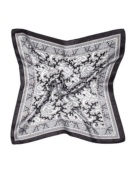 MayTree Seidentuch quadratisch Paisley 53x53 schwarz, (Stück), 100% Seide günstig online kaufen