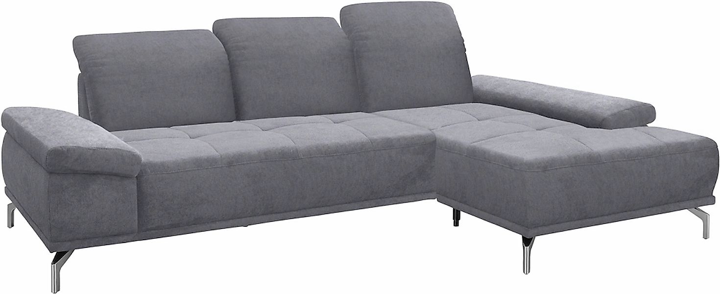 Places of Style Ecksofa "Caluna", Inkl.Sitztiefenverstellung, wahlweise mit günstig online kaufen