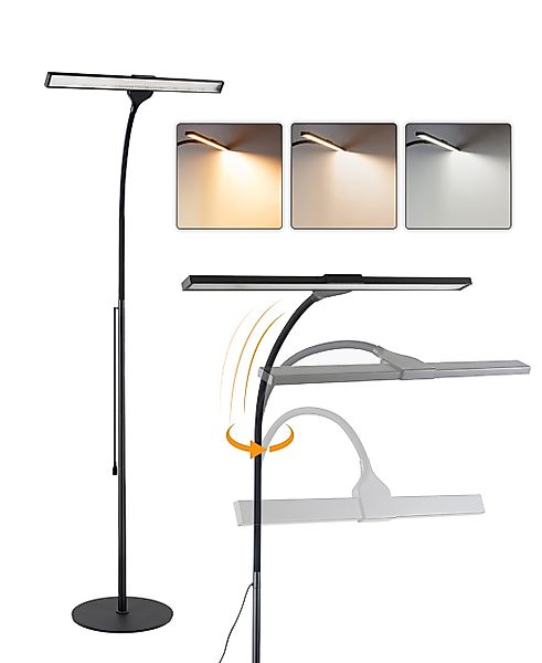ZMH LED Stehlampe Leselampe Modern Dimmbar günstig online kaufen
