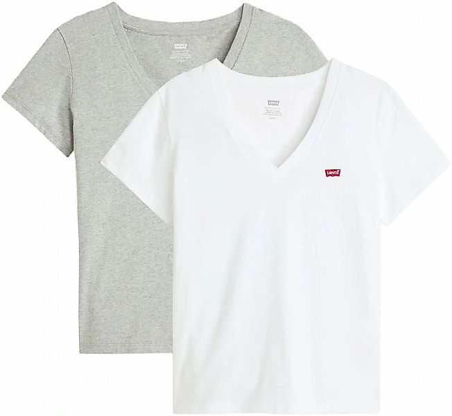 Levis T-Shirt "VNECK TEE 2 PACK" Packung, 2 Stk. günstig online kaufen
