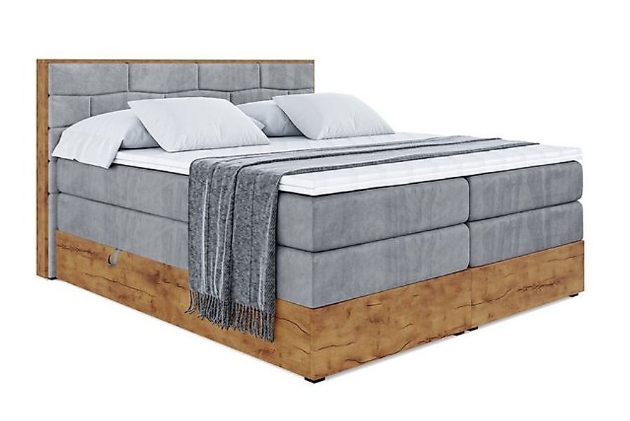 ALTDECOR Boxspringbett LOLLI8 KING (Multipocket-Matratze H4, H3 Matratze Bo günstig online kaufen