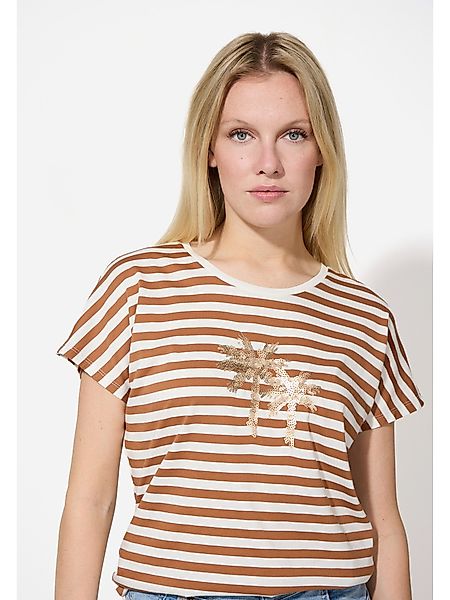 MORE&MORE Kurzarmshirt Streifenshirt günstig online kaufen