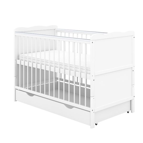Baby-Delux Komplettbett Babybett Jack Schublade Komplettset, günstig online kaufen