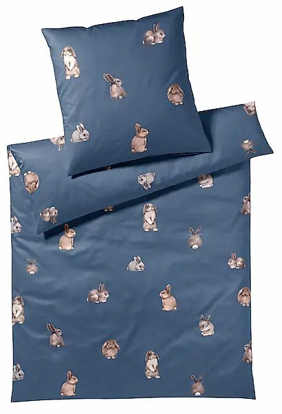 Elegante Bettwäsche »Bunnies«, angenehmes Hautgefühl günstig online kaufen