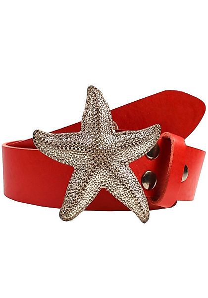 Rettungsring Gürtel Ledergürtel mit austauschbarer Schließe "Seestern Silbe günstig online kaufen