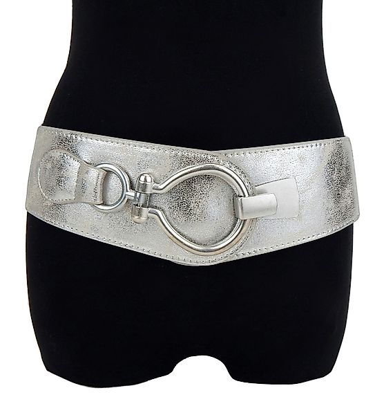 Ella Jonte Stretchgürtel grau silber metallic günstig online kaufen