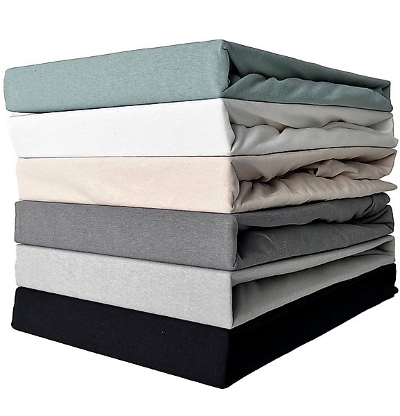 TOM TAILOR HOME Spannbettlaken, Jersey, Gummizug: günstig online kaufen