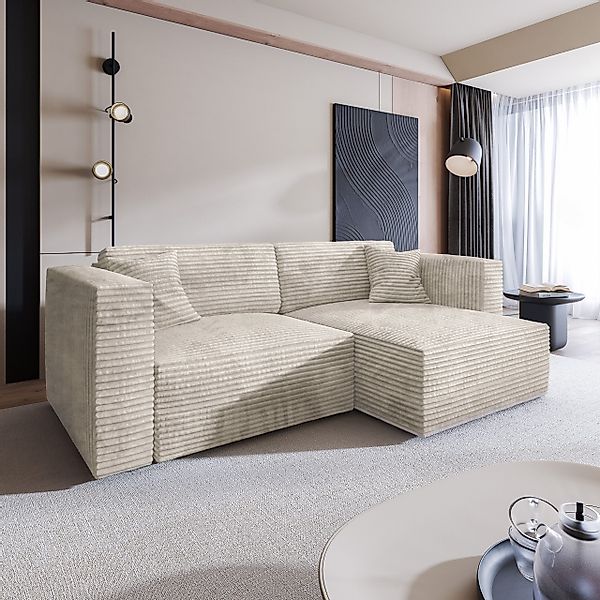 Masseno Ecksofa NERIO mit Schlaffunktion L-Form, günstig online kaufen