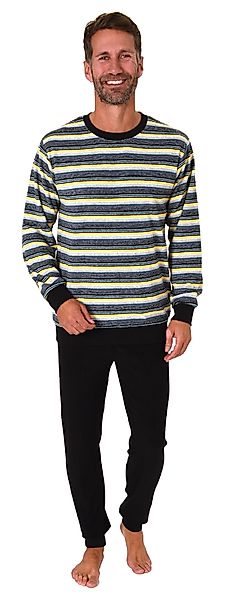 Normann Pyjama Herren Frottee Schlafanzug lang, günstig online kaufen