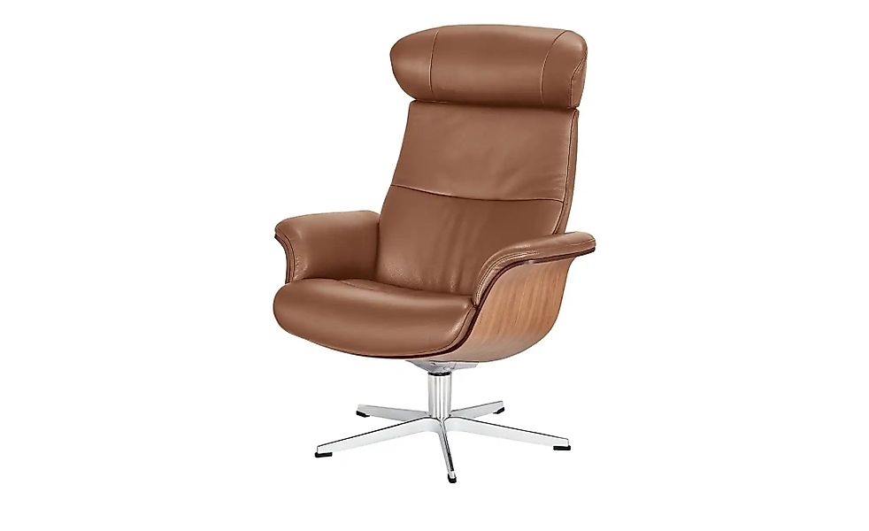 Relaxsessel aus Leder Timeout ¦ braun ¦ Maße (cm): B: 80 H: 109,5 T: 81.0 P günstig online kaufen