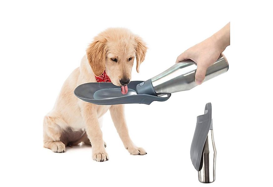Ledander Hunde-Futterspender 750ml Hundetrinkflasche für unterwegs, Tragbar günstig online kaufen