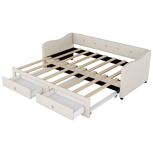SOFTWEARY Schlafsofa mit Bettfunktion, 90x200 cm/180x200 günstig online kaufen