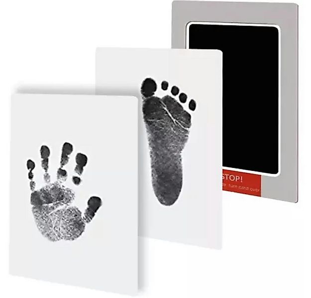 ISO TRADE Handabdruck-Set Baby Fuß- Handabdruck, Spar-Set, 1-tlg., Babyabdr günstig online kaufen