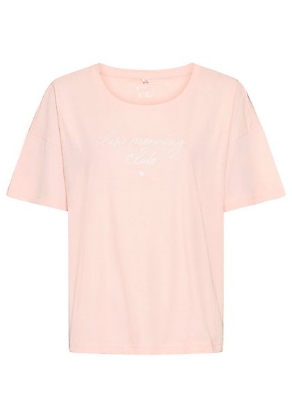 Vivance Dreams Pyjamaoberteil (1-teilig) mit frontalem Schriftzug günstig online kaufen