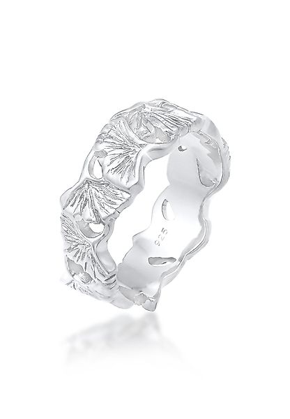 Elli Fingerring Ginkgo Blätter Trend Cool günstig online kaufen