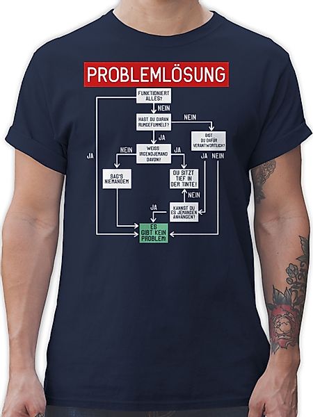 Shirtracer T-Shirt Problemlösung Sprüche Statement mit günstig online kaufen