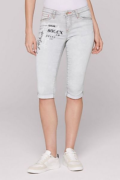 SOCCX Jeansshorts mit Wording-Print günstig online kaufen