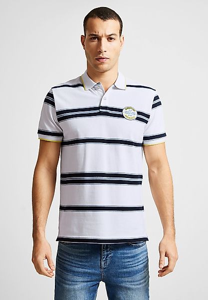 STREET ONE MEN Poloshirt, aus reiner Baumwolle günstig online kaufen