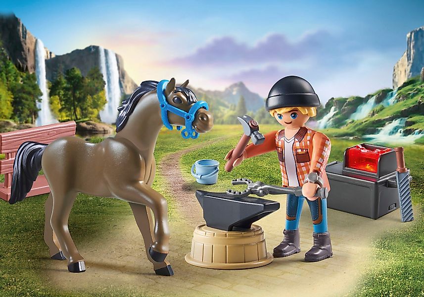 Playmobil® Hufschmied Ben & Achilles (71357), günstig online kaufen