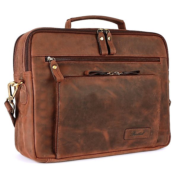 Benthill Aktentasche Echt Leder Laptoptasche Notebooktasche günstig online kaufen