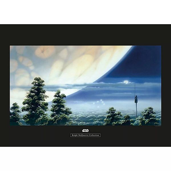 KOMAR Wandbild - Star Wars Classic RMQ Yavin Lookout - Größe: 70 x 50 cm me günstig online kaufen