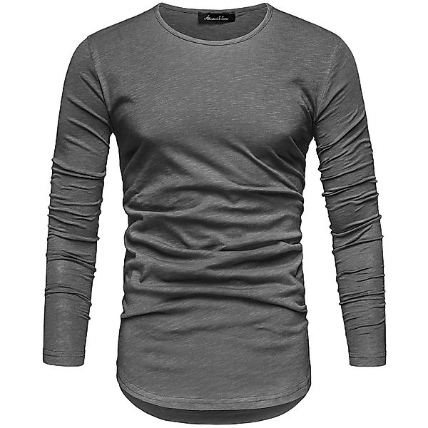 Amaci&Sons Rundhalsshirt FRISCO Langarmshirt günstig online kaufen