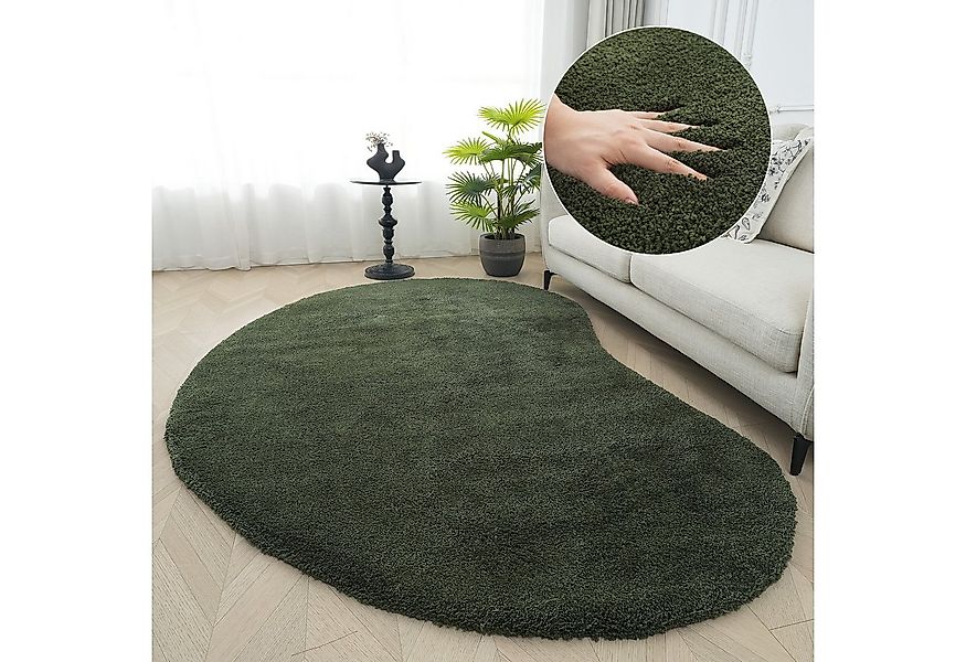 LeGer Home by Lena Gercke Hochflor-Teppich Halrum, einfarbig, besondere For günstig online kaufen