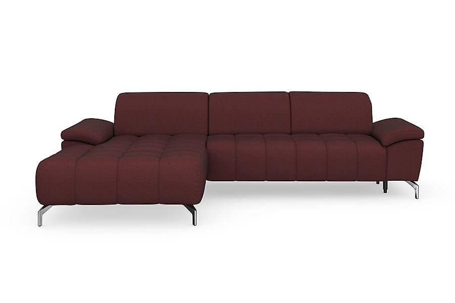 sit&more Ecksofa »Cool L-Form«, wahlweise mit Kopfteilverstellung und Vorzi günstig online kaufen