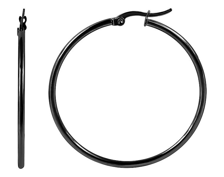 AKZENT Ohrring-Set Sinja Creolen Ohrringe Edelstahl schwarz Damen wasserfes günstig online kaufen