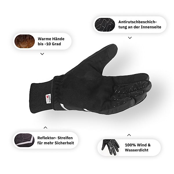 Alpensattel Fahrradhandschuhe PolarTherm Winter Handschuhe (Handschuhset, günstig online kaufen
