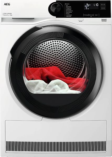 AEG Wärmepumpentrockner "TR7TC86" 7000 ProSense Mengenautomatik: Spart Zeit günstig online kaufen