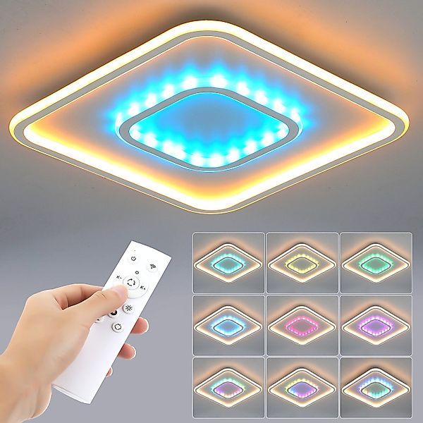 WILGOON Deckenleuchte 50W LED Deckenlampe Dimmbar günstig online kaufen