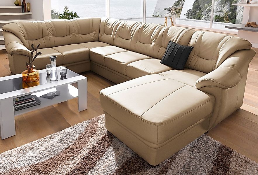 sit&more Wohnlandschaft "Savona U-Form, B: 320 cm" optional Bettfunktion, F günstig online kaufen