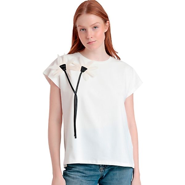 Admas  T-Shirt T-Shirt mit kurzen Ärmeln Flor Aplicada günstig online kaufen
