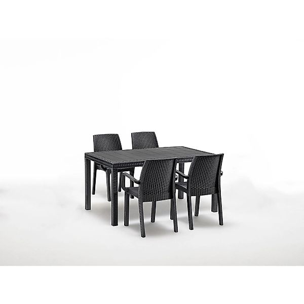 Bica Gartenlounge-Set Gastro Essgruppe Verona Esstisch günstig online kaufen