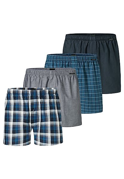 Schiesser Boxershorts 4er Pack Web (Spar-Set, günstig online kaufen