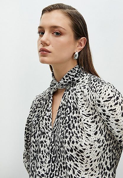 Koton Langarmbluse Langärmelig Choker-Kragen Langarmbluse günstig online kaufen