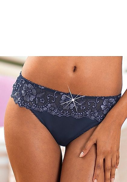 LASCANA Bikinislip Wanda mit Stickerei Spitze günstig online kaufen