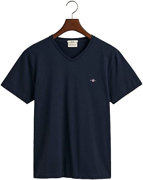 Gant T-Shirt SLIM SHIELD V-NECK T-SHIRT günstig online kaufen