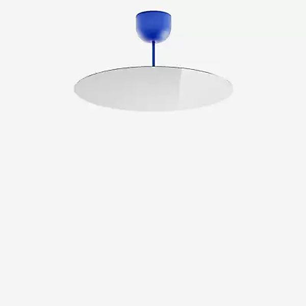 Luceplan Millimetro Pendelleuchte LED, blau/blau - H. 23 cm - ø50 - Dali günstig online kaufen