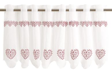 Home affaire Scheibengardine "Bilten" Durchzuglöcher 1 Stk. tlg. günstig online kaufen