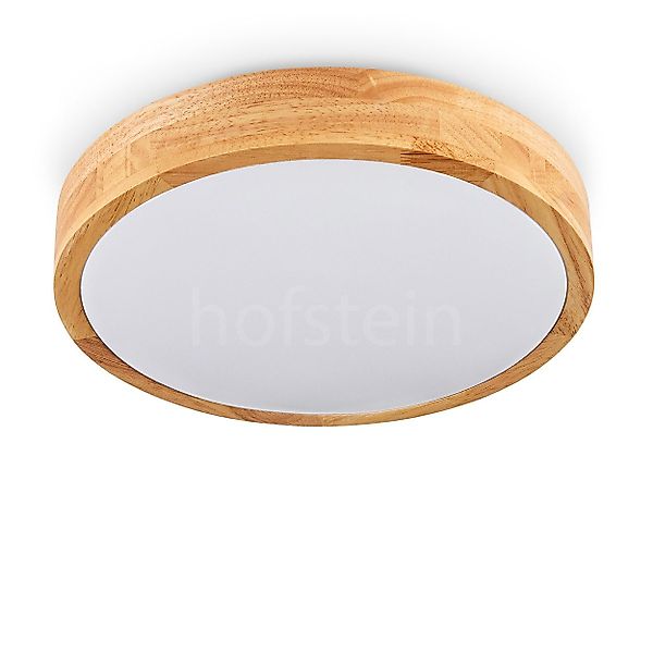 hofstein Deckenleuchte moderne Deckenlampe aus Metall/Bambus/Kunststoff günstig online kaufen
