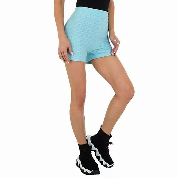 Ital-Design Shorts Damen Freizeit Hotpants Stretch Freizeitshorts in Hellbl günstig online kaufen