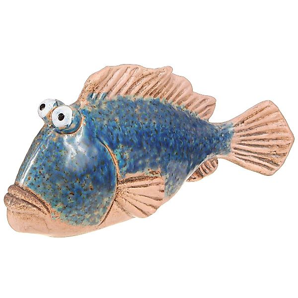 Viana Dekofigur Fisch Deko Keramik Blau günstig online kaufen