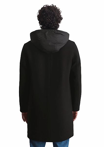 Marc OPolo DENIM Langmantel, Wattierte, abnehmbare Nylon-Kapuze günstig online kaufen